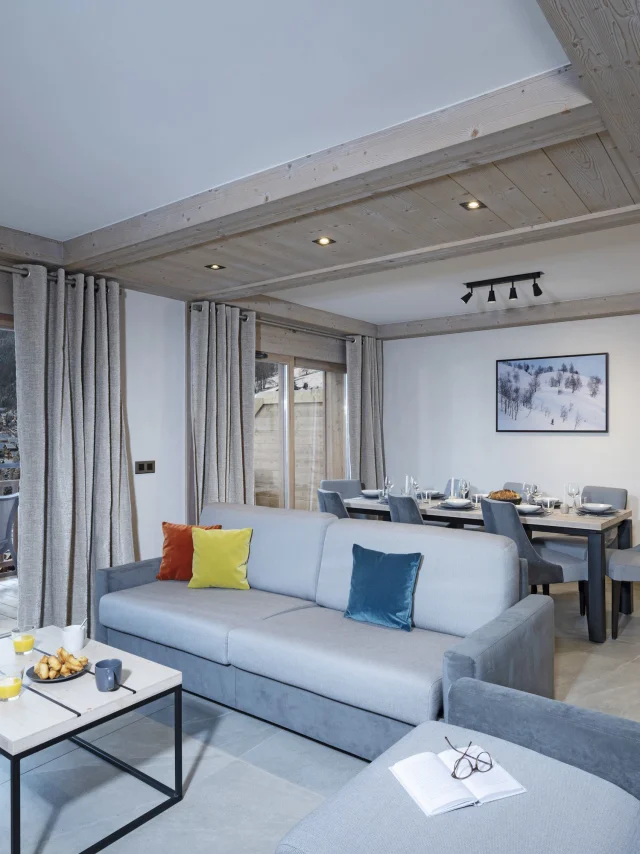 Interior of a flat in a tourist residence.