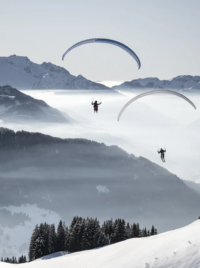 Tilby Vattard Sima Winter 2025 Le Grand Bornand Parapente 058