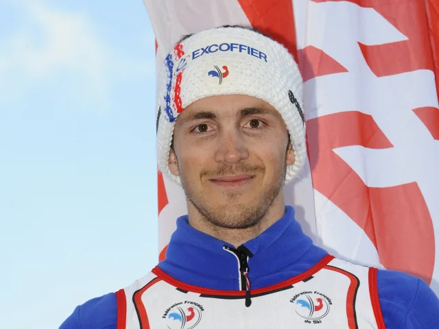 Reference : cf13-pyms-ag-02-025 Theme : ALPINE Style : PODIUM People : MEN Discipline : GIANT SLALOM Racer's name : MISSILLIER Steve Nationality : FRA Place : PEYRAGUDES (FRA) 2013 Event : CHAMPIONNATS DE FRANCE 2013 Copyright : Alain GROSCLAUDE/AGENCE ZOOM