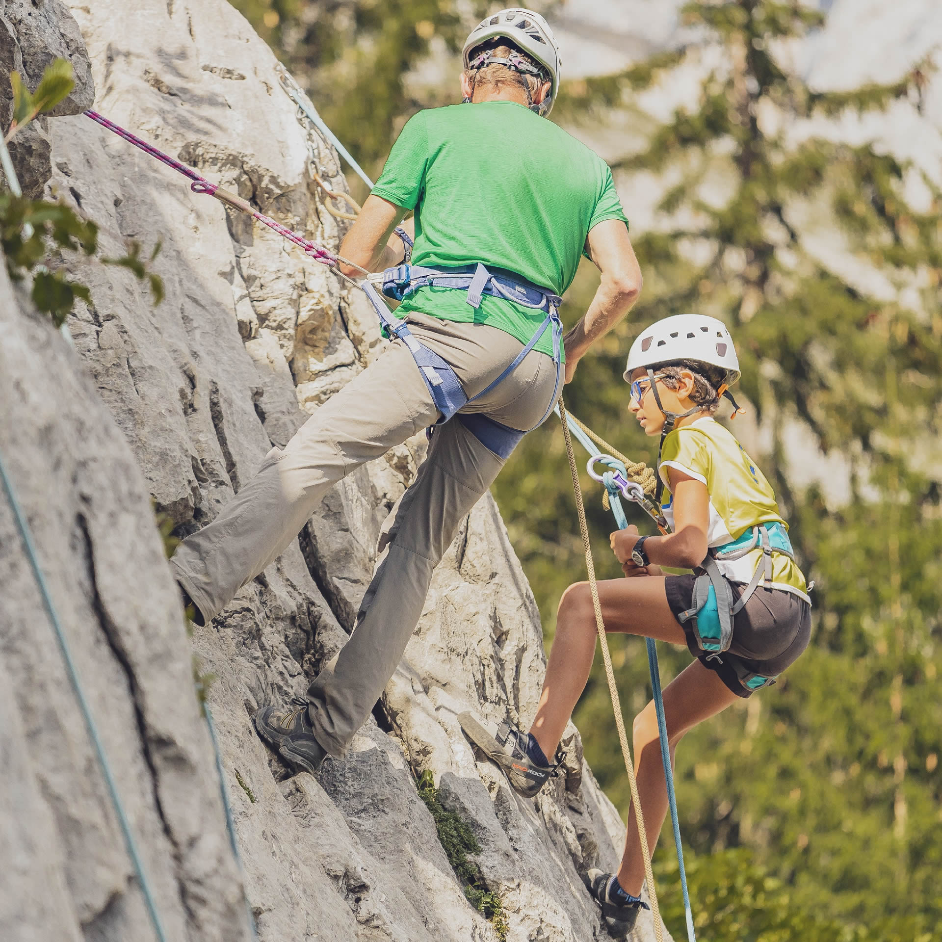 Kletterkurse und geführte Touren