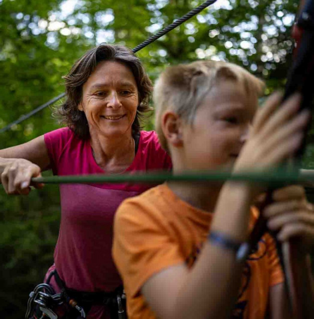 Forest adventure course