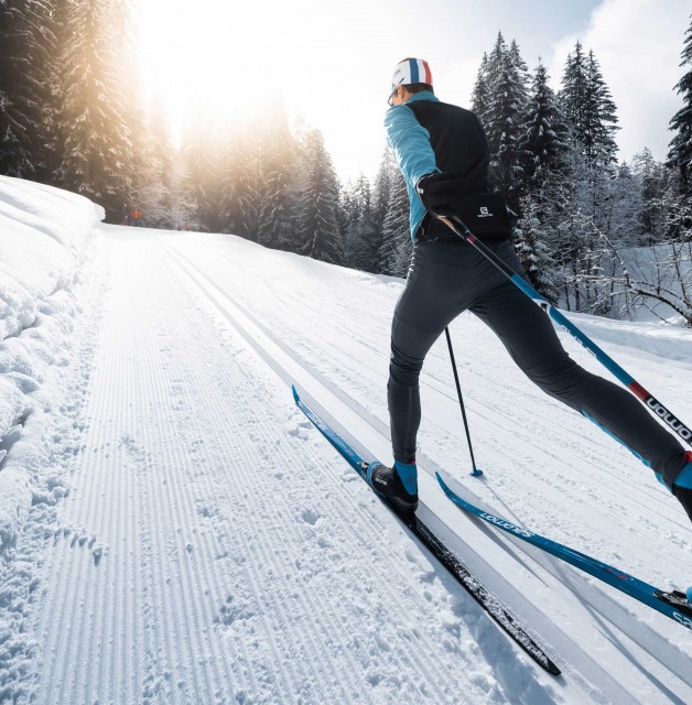 Plan des pistes de ski nordique