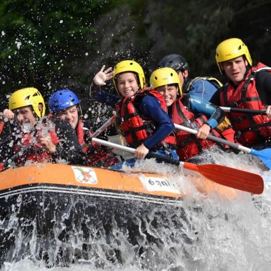 Rafting, canyoning and hydrospeed