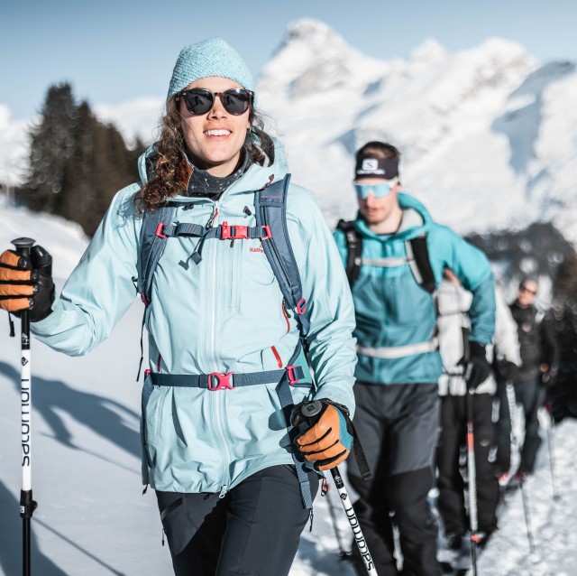 Snowshoeing