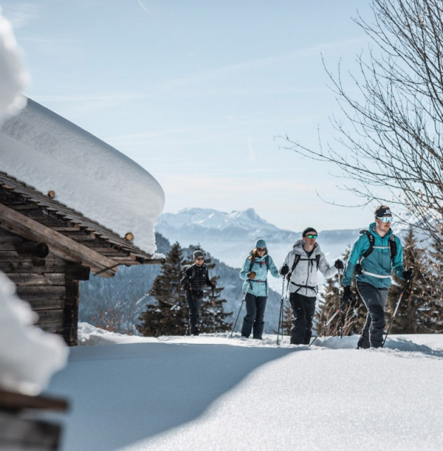 Snowshoeing