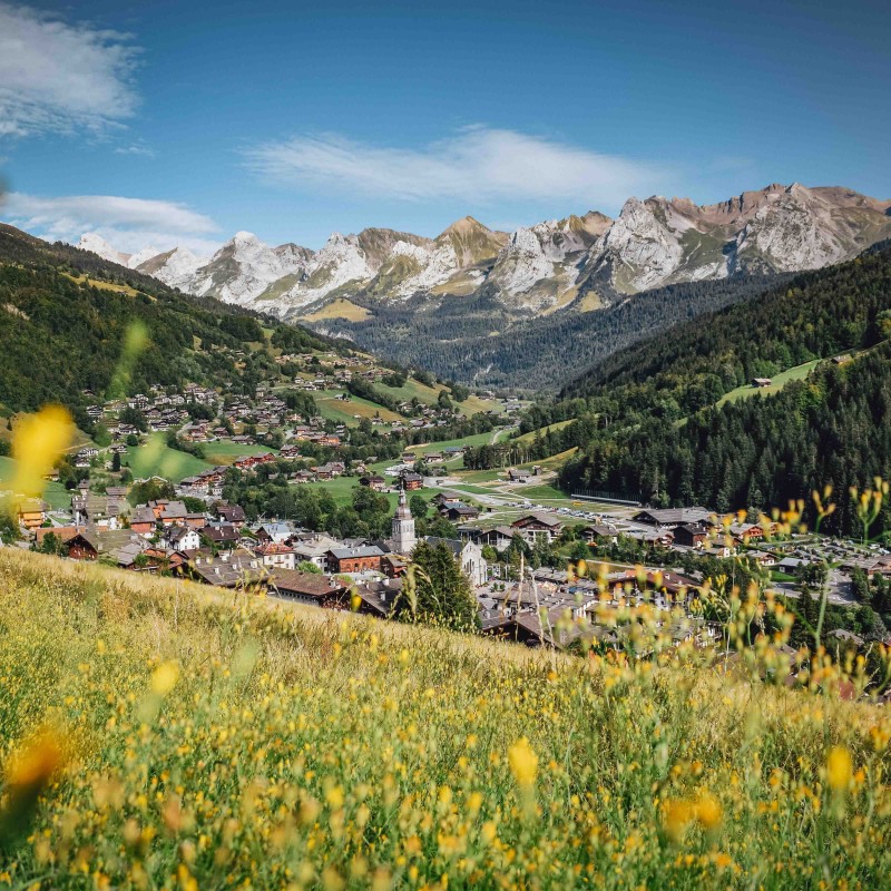 Village du Grand-Bornand en été