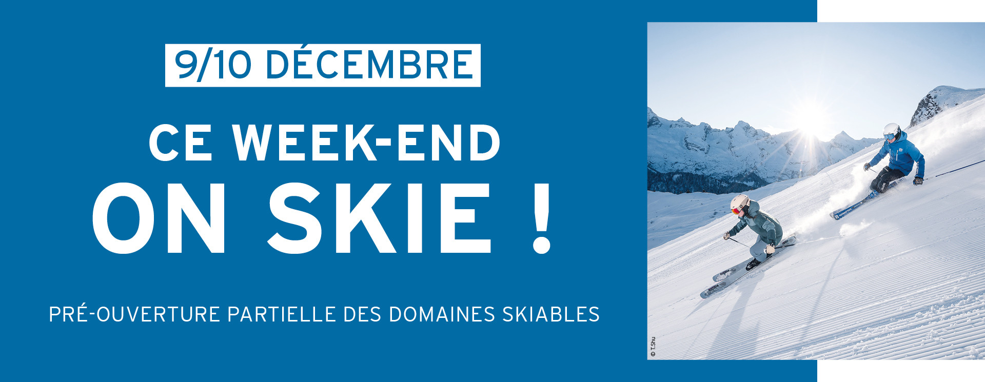 Pré-ouverture du domaine skiable