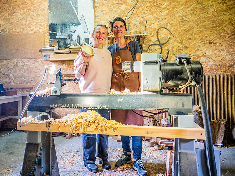 #MONGRANDBO avec Tessa Worley - À la découverte du tournage sur bois