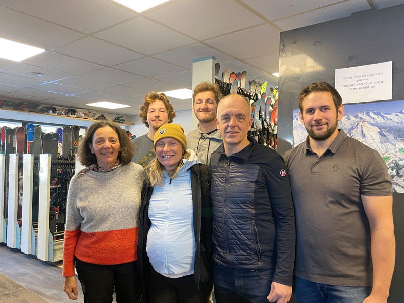 #mongrandbo avec Tessa Worley - Tessa joue la skiwoman