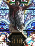 La statue du retable central