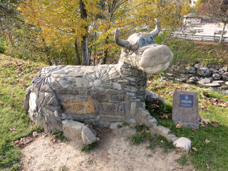 Art Vache : La vache aux yeux bleus