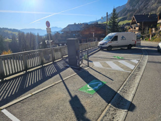 Borne de recharge pour voiture électrique - Le Grand-Bornand Chinaillon
