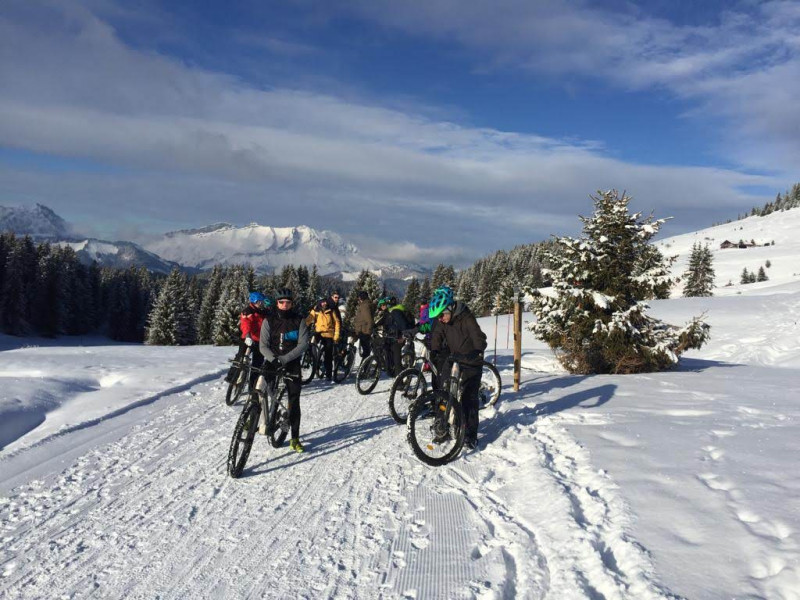 Aravis VTT sur neige_Saint-Jean-de-Sixt
