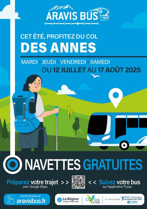 Summer bus service Col des Annes_Le Grand-Bornand