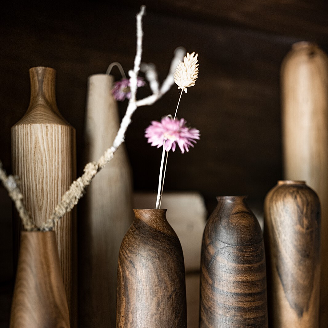 Atelier de tournage sur bois au Grand-Bornand - © T.Vattard