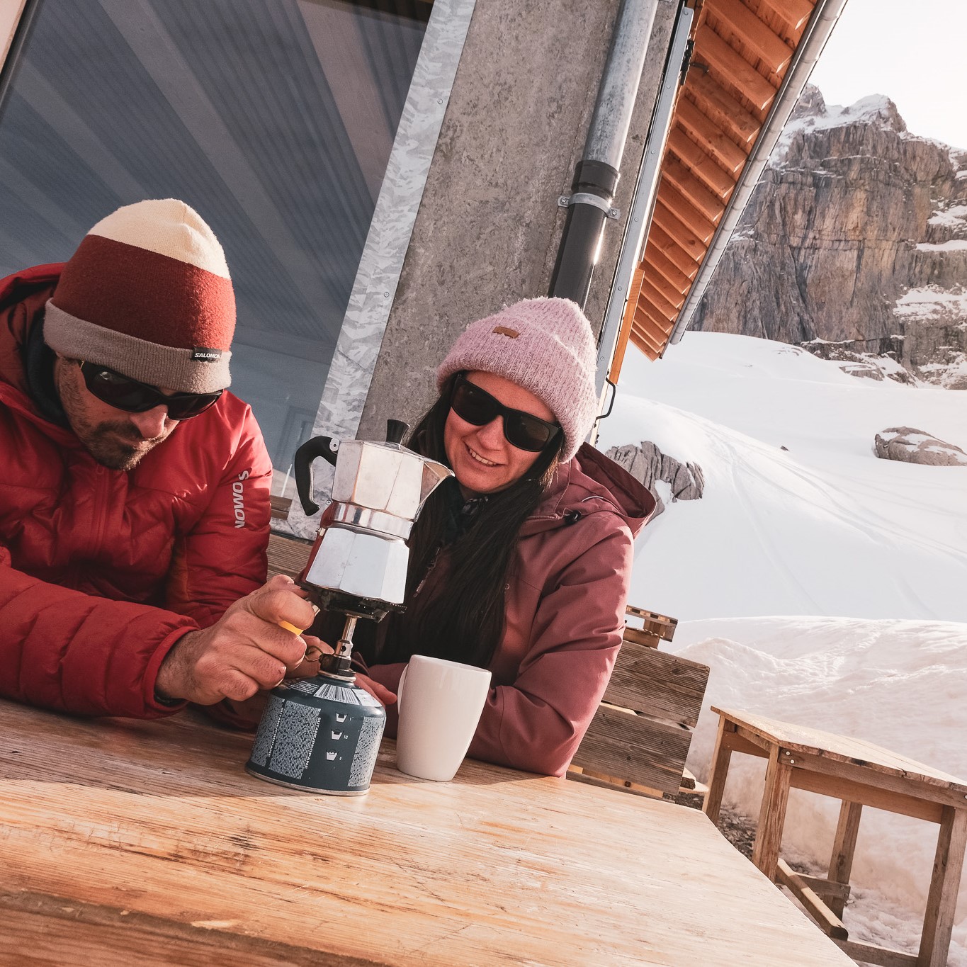 Café au goût de l'aventure au refuge Gramusset - © P.Guilbaud