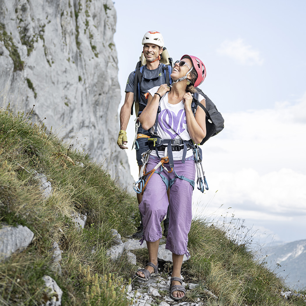 escalade-via-ferrata-le-grand-bornand-tourisme - © T.Vattard