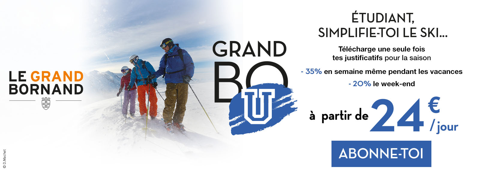 Forfait ski Grand-Bo U
