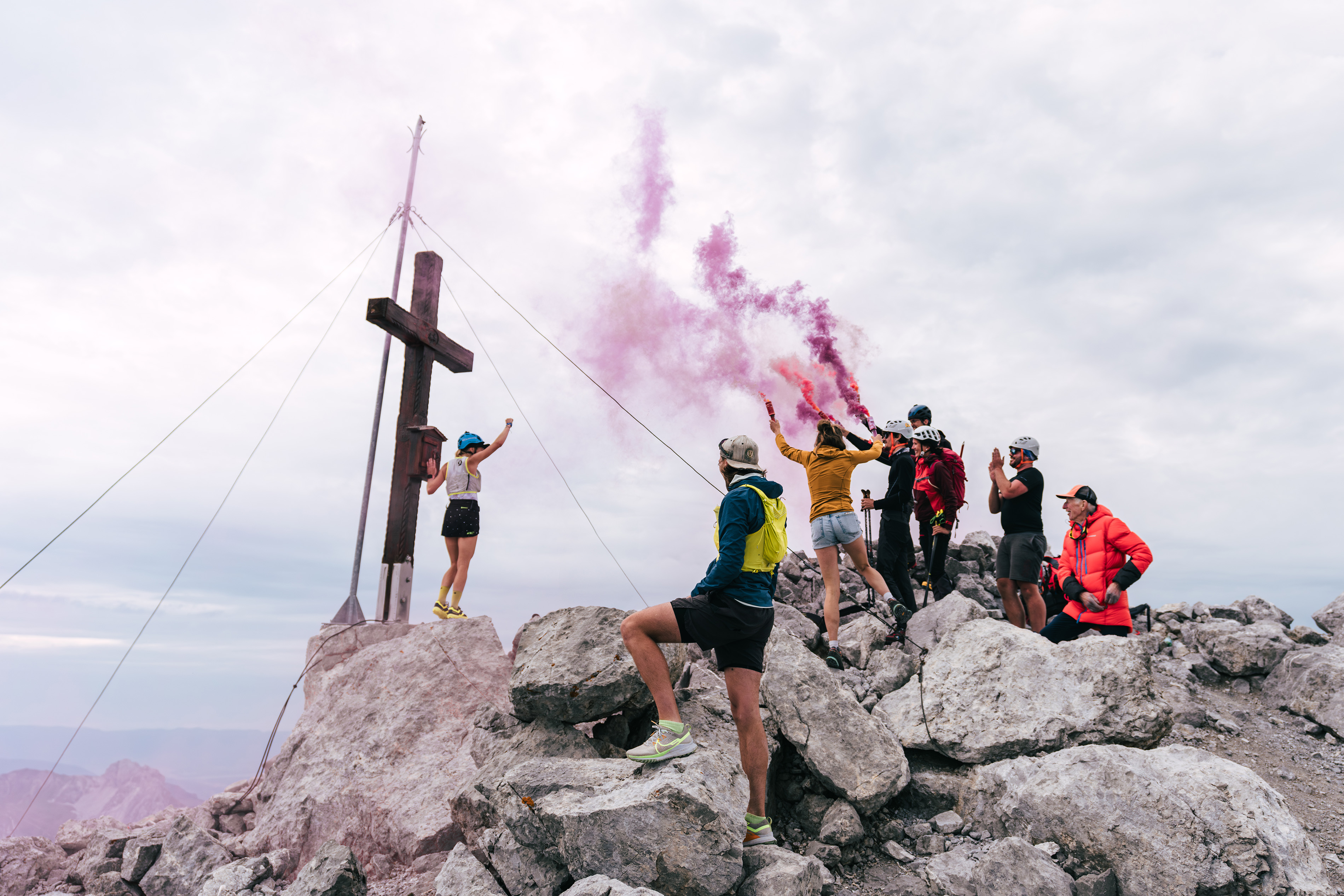 Iris Pessey - Record aller-retour de la pointe Percée - Le Grand-Bornand - © Yanis Lasbats