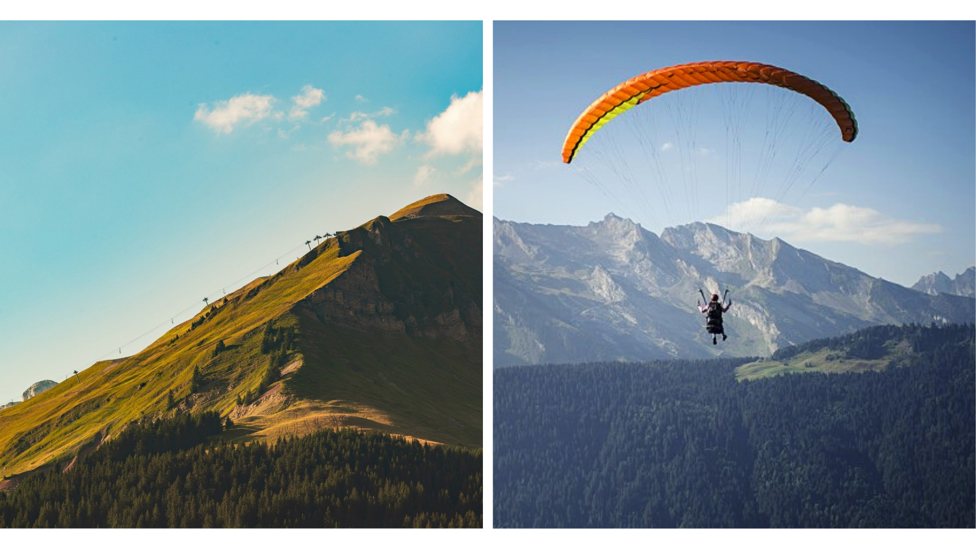 le grand bornand,parapente