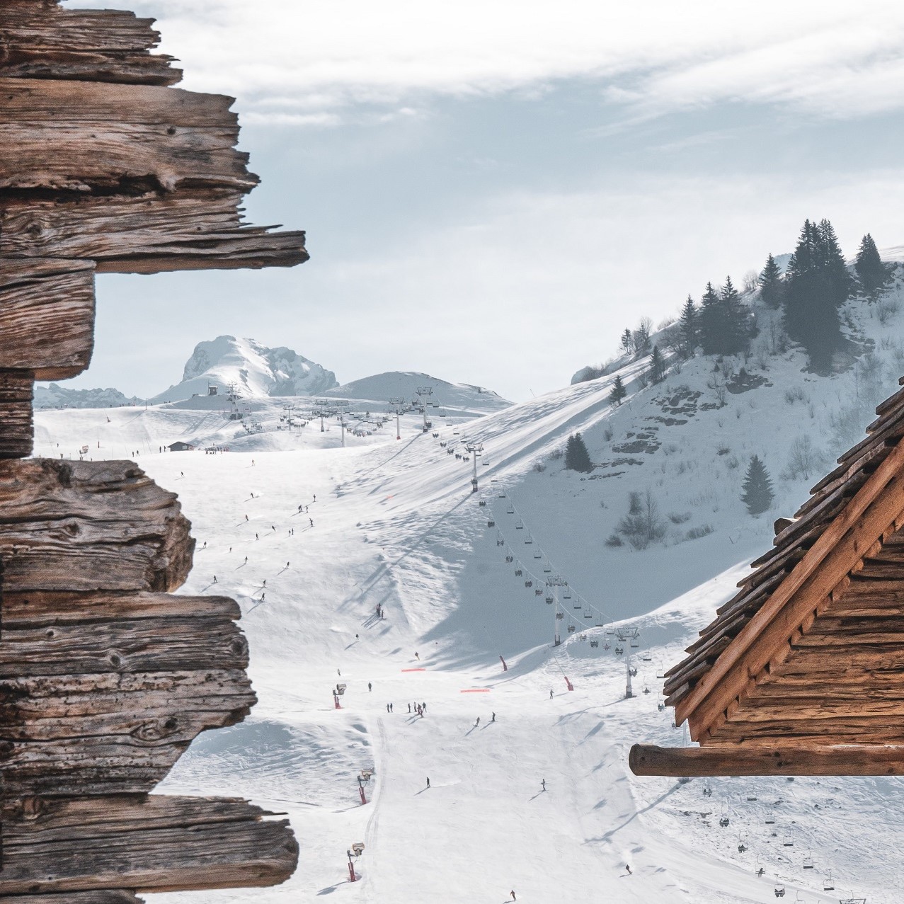 Mont Lachat depuis le hameau des Bouts - © J.Cathala