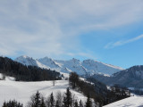 Vue depuis l'appartement hiver/View from the apartment winter-Rocher-Le Grand-Bornand