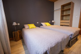 Chambre avec lits simples/Bedroom with single beds-Ambrevetta-Le Grand-Bornand