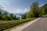 Vélo sur la voie verte autour du lac d'Annecy - Duingt