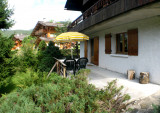 Terrasse été avec salon de jardin/Patio summer with garden furniture-M.Thevenet-Le Grand-Bornand