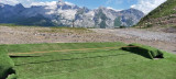 slackline au sommet du mont Lachat