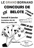 Affiche Concours de belote