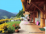 La terrasse et la pelouse privatives