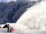 Le déneigement des accès en décembre 2021