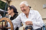 Présentation des métiers d'antan à la fête de l'Alpage