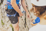 Séance d'escalade au Grand-Bornand pour les 8-12 ans