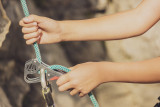 Séance d'escalade au Grand-Bornand pour les 8-12 ans