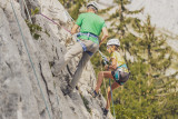 Séance d'escalade au Grand-Bornand pour les 8-12 ans