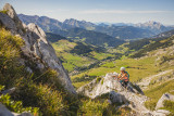 Via ferrata avec un guide au Grand-Bornand