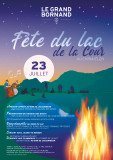 Affiche fête du lac de la Cour