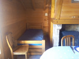 Séjour avec lit simple/Living room with a single bed-Rosset Joly-Le Grand-Bornand