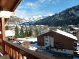 Vue depuis l'appartement hiver/View from the apartment winter-Rosset Joly-Le Grand-Bornand