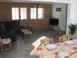 Séjour avec canapé et télévision/Living room with a sofa and a television-Perrissin Thierry-Le Grand-Bornand