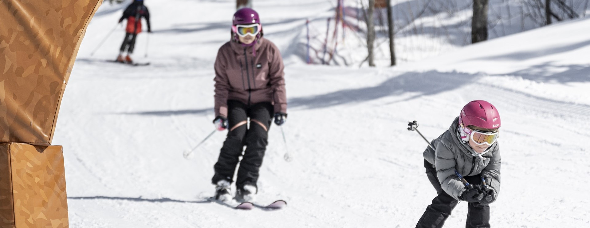 Ski en famille sur la Défi Môm'