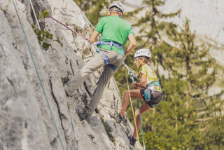 Séance d'escalade au Grand-Bornand pour les 8-12 ans