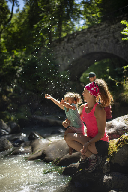 Le pont des Romains au Grand-Bornand