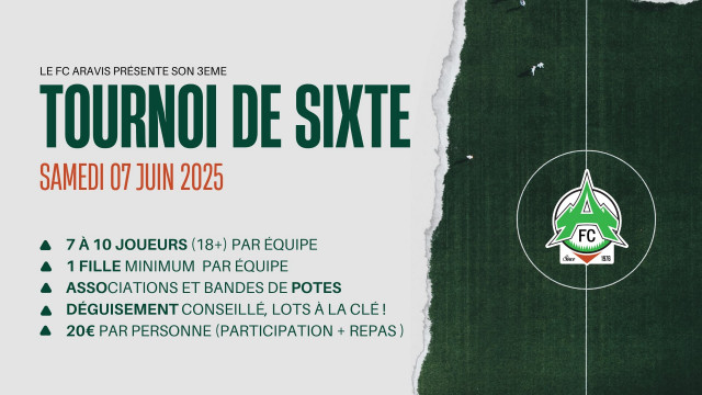 Affiche tournoi de sixte