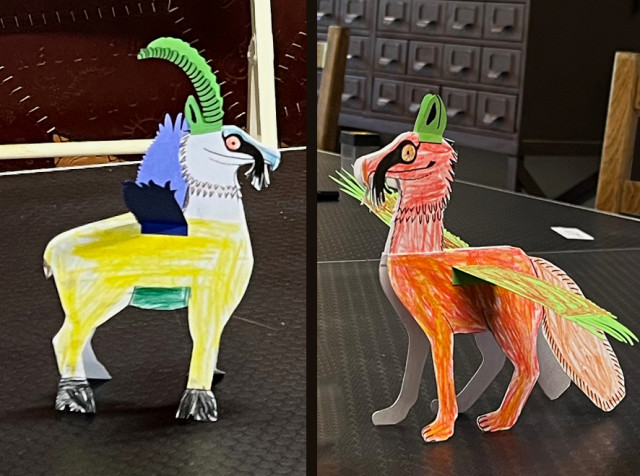Carnets d'Alpage : Werkstatt 6-12 Jahre Das Tierdomino_Le Grand-Bornand