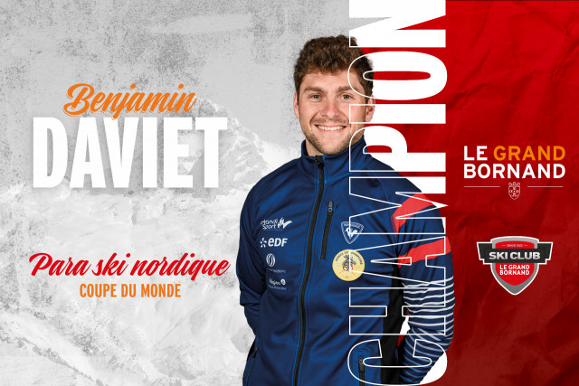 Champion Benjamin Daviet - Hiver 2024-25 - Le Grand-Bornand