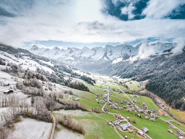 La chaîne des Aravis au printemps