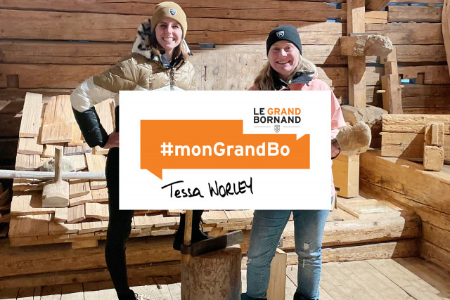 #mongrandbo avec Tessa Worley : maison du patrimoine